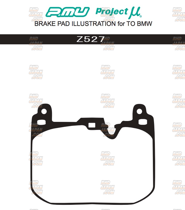 Project Mu Front Brake Pads Type HC+ - BMW F20 F22 F30 F31 F34 M